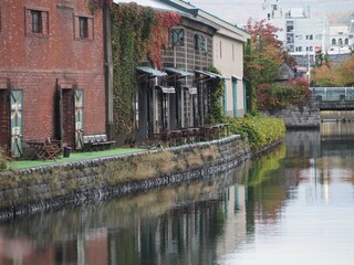 Fototapeta na wymiar 北海道観光　小樽運河
