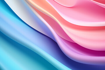 Fototapeta premium Abstract colorful levitating paper sheets, Fashion wallpaper, Pastel Colorful holographic Swatches Background