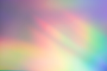 Abstract multi-colored background image imitating bright light leak on photographic film