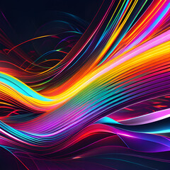 Modern colorful flow poster. Wave Liquid shape color background. Art design for your design project.