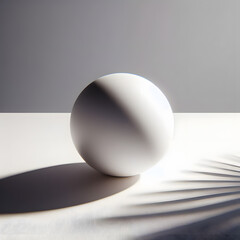 white egg on a table