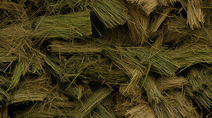 Meadow dry hay background. Feed for farm animals. - obrazy, fototapety, plakaty