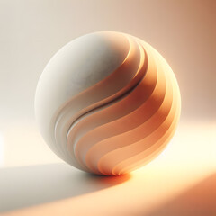 abstract 3d rendered illustration of a spiral