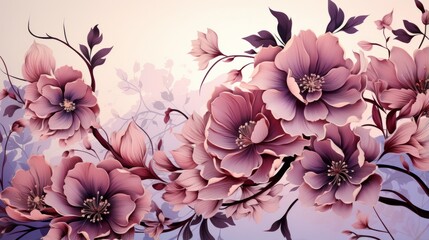 A vibrant spring display of delicate petals in full bloom, capturing the essence of nature's beauty in a single frame