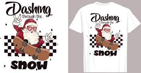 Christmas T-Shirt Design: Festive Merchandise and Hand-Drawn Typography for Christian Quotes on Apparel Fashion