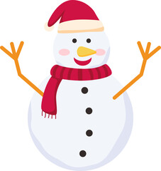 Cute Winter Snowman