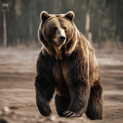 Fototapeta premium brown bear cub
