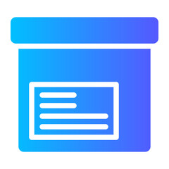 evidence gradient icon