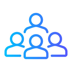 people gradient icon
