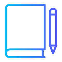 notebook gradient icon