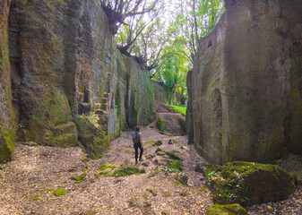 Cerveteri (Italy) - Beside Rome, Cerveteri is one of most important Etruscan cities with archeological necropolis namen Necropoli della Banditaccia, Via degli Inferi path and waterfalls.