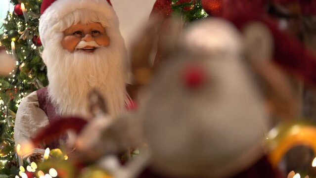 Miniature world with Christmas scene, and winter landscape 1
