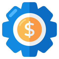 Trendy design icon of money management