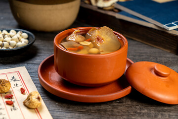 Stewed Pear with White Fungus and Rock Candy