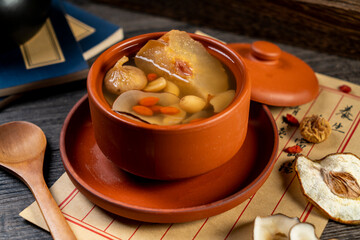 Stewed Pear with White Fungus and Rock Candy