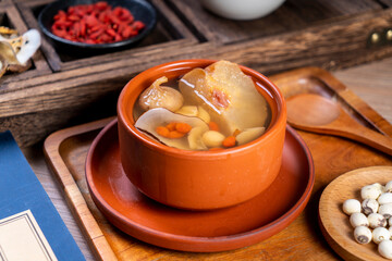 Stewed Pear with White Fungus and Rock Candy