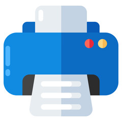       A trendy vector design of printer 