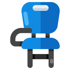 Premium download icon of swivel chair