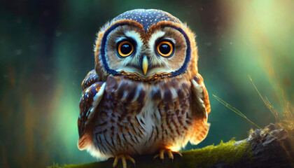 Baby Owl Macro Shot