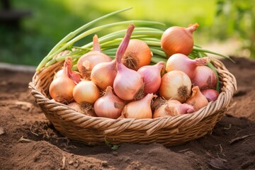 Onions In A Basket