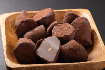 カカオトリュフ　ピスタチオ　チョコレート