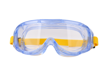 Blue Chemical Splash, Impact Safety Goggles on transparent png..