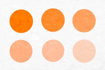 オレンジ色の丸 - obrazy, fototapety, plakaty
