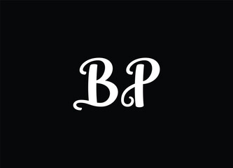 BP  Initial Letter Icon Logo Design Vector Illustration