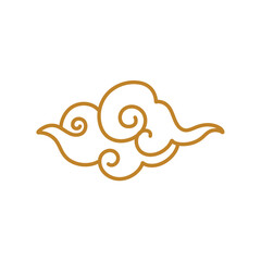 Traditional Chinese or Japanese clouds 