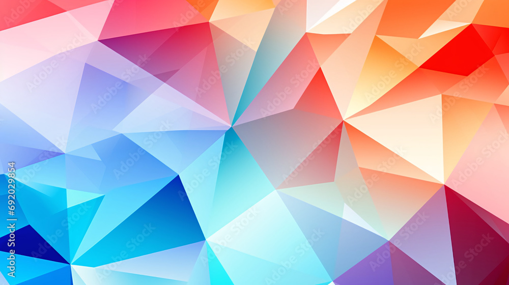 Poster abstract polygon color background