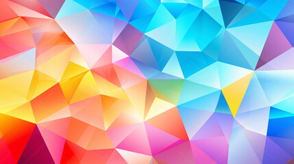Fototapeta premium Abstract polygon color background