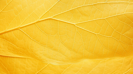 Abstract yellow leaf background, embracing nature's beauty