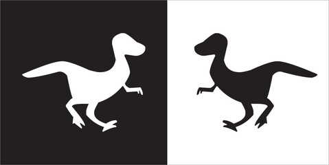 Illustration vector graphics of dinosaur icon © Sempulur