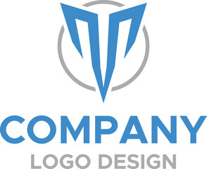 Letter M logo, Letter MT logo, M logo, T logo, Circled M logo, Logo design