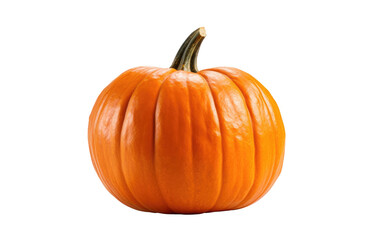 Yellow Color Fresh Pumpkin on White or PNG Transparent Background.