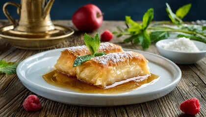 Galaktoboureko Greek dessert