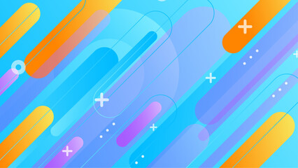 Colorful colourful abstract background with shapes. Vector abstract background texture design for bright poster and banner