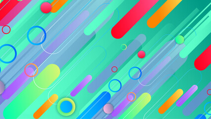 Colorful colourful vector modern abstract background with shapes. Vector abstract background texture design for bright poster and banner