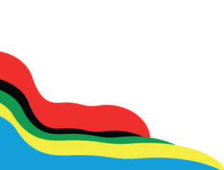 Abstract multicolored background. Vector graphics for design. Waves, texture.