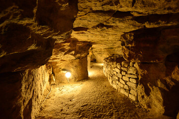 Pontoise; France - march 26 2023 : underground passage