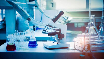 Hands of Professional health care researchers working in life of medical science laboratory, technology of medicine chemistry lap experiment for hospital - obrazy, fototapety, plakaty