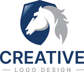 horse, shield, power, energy, law, firm, capital, organic, action, logo design,