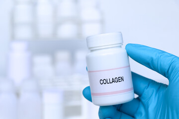 COLLAGEN in a bottle, Food supplements for health