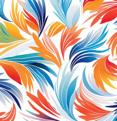Illustration background design abstract pattern fabric seamless floral decorative background wallpaper texture vintage