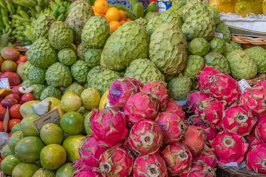 Annona, Drachenfrucht und Maracuja