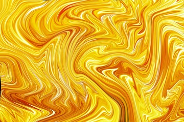 Yellow wavy pattern background design graphic artist accents stylish and vibrant with liquid and fluid effect