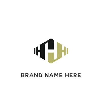 FHJ logo. F H J design. White FHJ letter. FHJ, F H J letter logo design. Initial letter FHJ linked circle uppercase monogram logo.