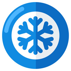 Modern design icon of snowflake 