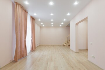 unfurnished house or apartment in bright colors