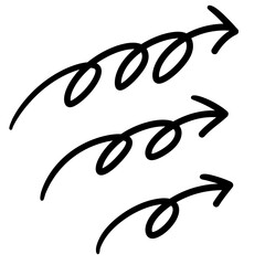 手書きの矢印セット